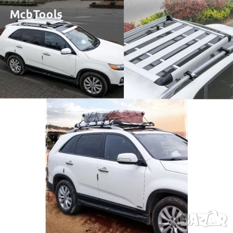 Багажник за покрив 512 (160 х 110 см) – Черен, снимка 7 - Аксесоари и консумативи - 51886660