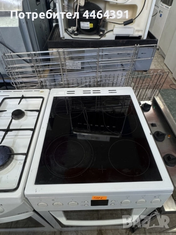 Готварска печка керамични котлони BEKO, снимка 4 - Печки, фурни - 56217649