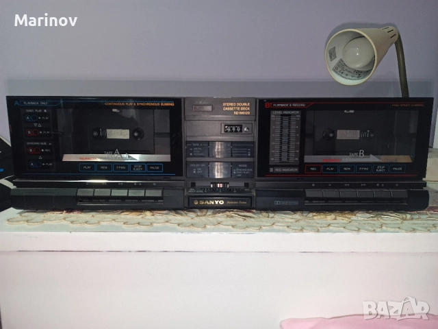 Касетен дек Sanyo RD W6120, снимка 2 - Декове - 51526646