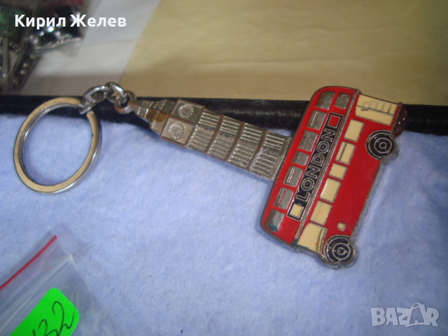 ЕЛЕГАНТЕН КЛЮЧОДЪРЖАТЕЛ ЕМАЙЛИРАН МЕТАЛЕН ЛОНДОН СУВЕНИР АНГЛИЯ ОМНИБУС 26132, снимка 5 - Други - 36228271