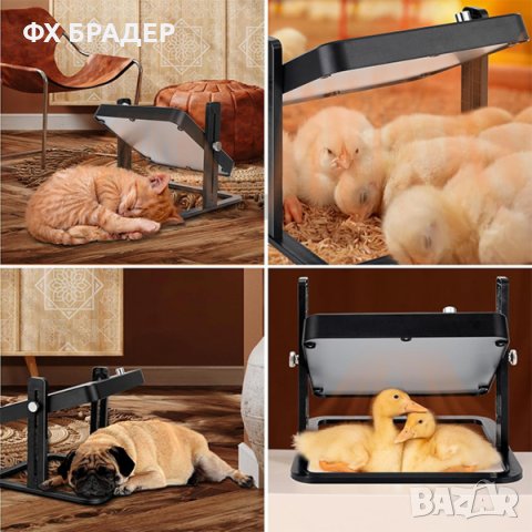 ПРОМОЦИЯ! Нагревателна затопляща плоча за пилета 15-22W, снимка 7 - Други стоки за животни - 44414701