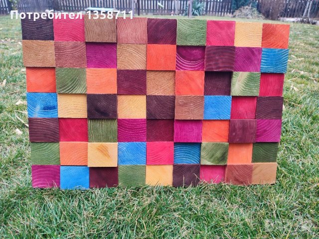 3D дървено пано