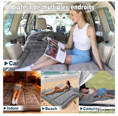 Надуваем матрак за кола за SUV, снимка 5 - Аксесоари и консумативи - 52893490