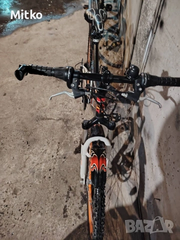 26 цола алуминиев велосипед с 21 скорости усилени капли амортисьори предни и задни дискови спирачки, снимка 7 - Велосипеди - 53276415