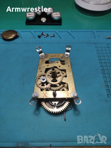 Стар Немски Механичен Часовник , снимка 5 - Антикварни и старинни предмети - 53345000