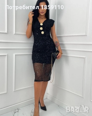 дамска рокля , снимка 3 - Рокли - 52437880