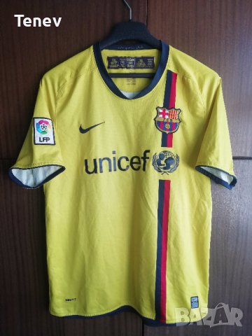 FC Barcelona Nike 2008/2009 оригинална тениска футболна фланелка размер М Барселона екип , снимка 1 - Тениски - 41866975