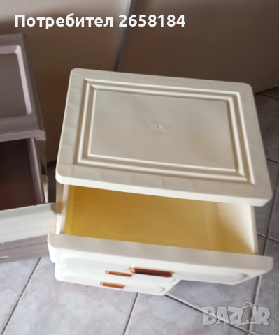 Шкаф с 5 чекмеджета, цвят крем, нов., снимка 4 - Шкафове - 51373771