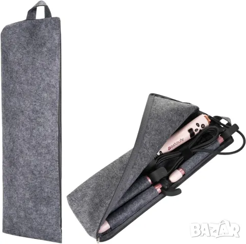 4в1 ВЪРТЯЩА СЕ маша за къдрене от керамичен турмалин, LCD дисплей, до 220*С, снимка 10 - Маши за коса - 48270392