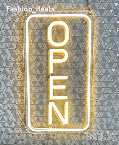 Нов LED ярък неонов знак Отворено за магазин ресторант търговия витрини, снимка 8 - Други - 41444888