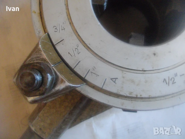 JOPAL 2 ЧЕХОСЛОВАШКА ВИНТОНАРЕЗКА С ПОСТАВЕНИ РЕЗБОНАРЕЗНИ НОЖОВЕ РАЗМЕР 1/2"-3/4" ЗА РЕЗБИ НА ТРЪБИ, снимка 11 - Други инструменти - 51108329