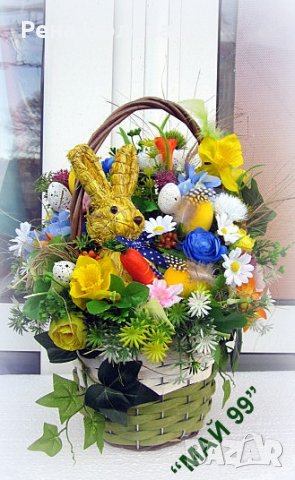 Великденска кошничка, снимка 4 - Декорация за дома - 40223462