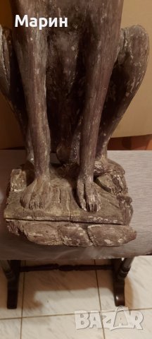 Стара статуетка, снимка 6 - Антикварни и старинни предмети - 44262665
