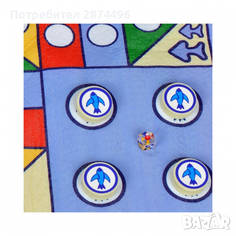 2714 Детско Килимче за Игра - Не се Сърди Човече, снимка 4 - Други - 36400038