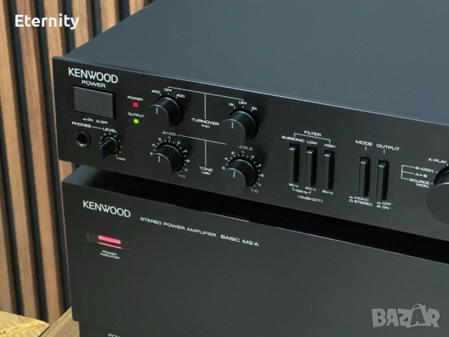 Kenwood Basic M2A + Kenwood Basic C2 / Пред и крайно стъпало, снимка 5 - Ресийвъри, усилватели, смесителни пултове - 53527354