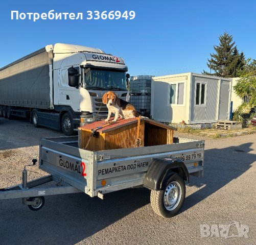 Автоплатформи / платформи / ремаркета за мотори и АТВ / туристически ремаркета ПОД НАЕМ, снимка 6 - Ремаркета - 42528374
