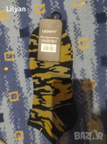 Мъжки чорапи КАМУФЛАЖ зелен 2,50 лв. (1.28 €), снимка 2 - Други - 52803895