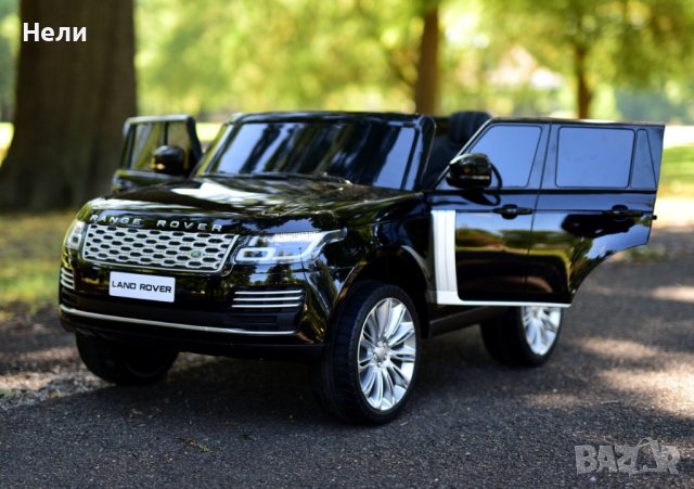 Акумулаторен Двуместен джип Лицензиран  Range Rover 4X4,12V батерия, C  MP4, с меки гуми с 2 Кожена , снимка 2 - Детски велосипеди, триколки и коли - 41606791