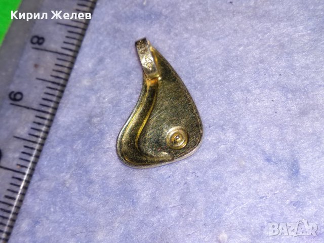 ПОЗЛАТЕН СРЕБЪРЕН СКЪПОЦЕНЕН АРТ ПЕНДАНТ МАРКОВО СРЕБРО 925 ДИЗАЙНЕРСКИ МЕДАЛЬОН 33131, снимка 6 - Колиета, медальони, синджири - 40500568