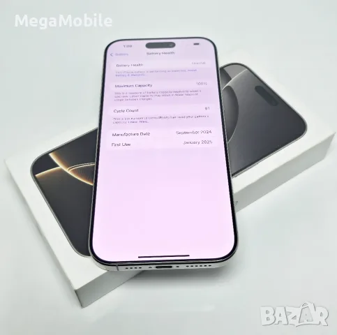 ✅️iPhone 16 Pro Max 256GB Natural Titanium, снимка 9 - Apple iPhone - 56306517