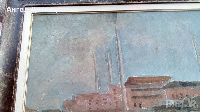 Георги Божилов Слона 1961 г маслена картина , снимка 10 - Картини - 41551078