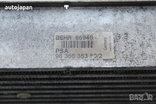 Интеркулер Пежо 307 св 2.0хди 03г Peugeot 307 sw 2.0hdi 2003, снимка 3 - Части - 44194955