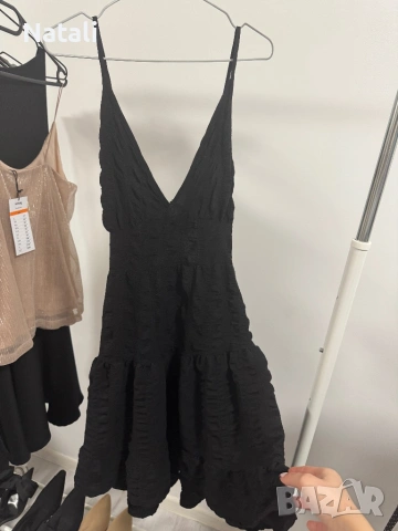 Лятна черна рокля 