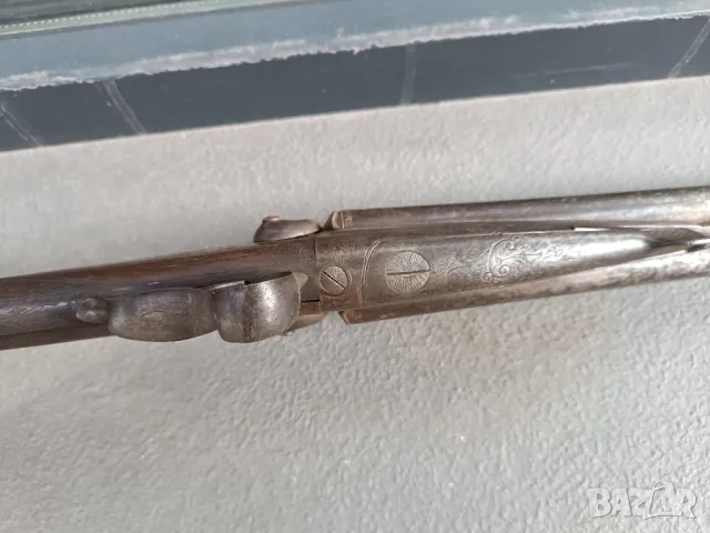Щифтова пушка двуцевка , снимка 6 - Антикварни и старинни предмети - 49529233