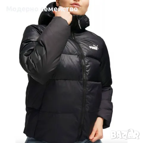 Дамско яке PUMA Power Hooded Jacket Black, снимка 4 - Якета - 48048897