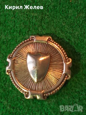 СТАРИННА ВИКТОРИАНСКА СРЕБЪРНА БРОШКА ЗНАЧКА СТЕРЛИНГОВО СРЕБРО 925 АНГЛИЯ с МНОГО МАРКИРОВКИ 36477