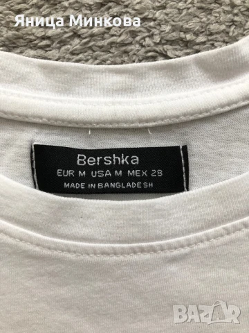 Дамска тениска Bershka, снимка 4 - Тениски - 51082838