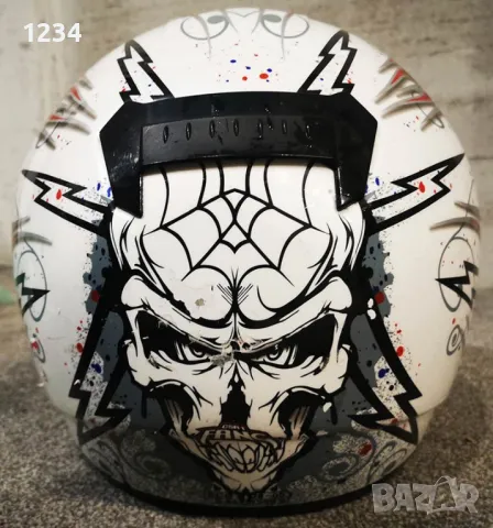 КАСКА шлем HJC размер S (55-56см) за мотоциклет (мотор), скутер, АТВ , снимка 5 - Аксесоари и консумативи - 49692242