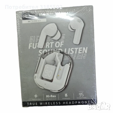 Безжични Bluetooth слушалки с LED дисплей и вграден микрофон, снимка 12 - Слушалки и портативни колонки - 50852786