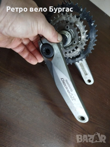 Курбел със средно движение за велосипед Колело Shimano deore lx , снимка 5 - Части за велосипеди - 53648688