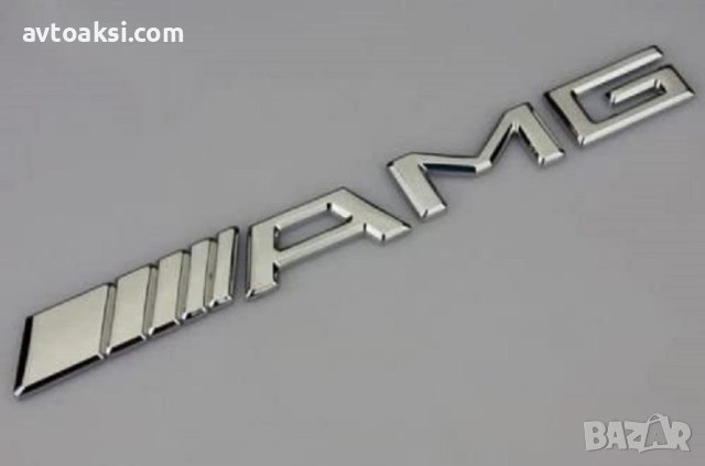 Метална емблема АМГ/AMG Черна/Хром, снимка 2 - Аксесоари и консумативи - 40950529
