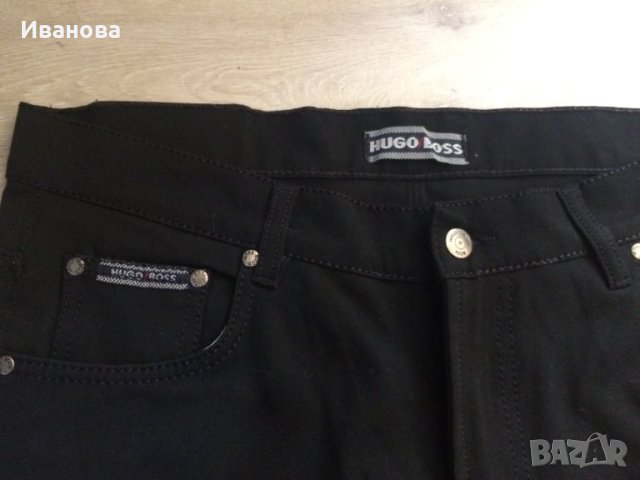 Дамски черен  панталон HUGO BOSS., снимка 4 - Панталони - 41079312