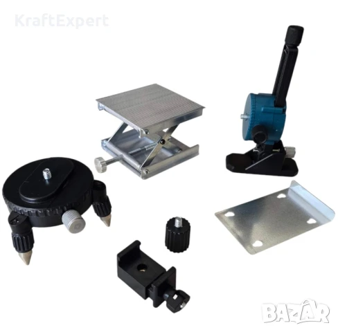 Самонивелиращ Лазерен Нивелир 4D с 16 Линиии Зелен Лазер и Тринога в Куфар, снимка 6 - Измервателни инструменти - 50488415