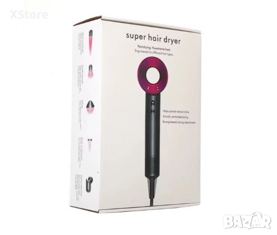 Сешоар Super Hair Dryer с йонизираща функция