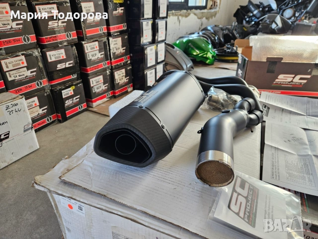 Оригинален ауспух SC Project за Кававазаки Z650, снимка 2 - Части - 53245226