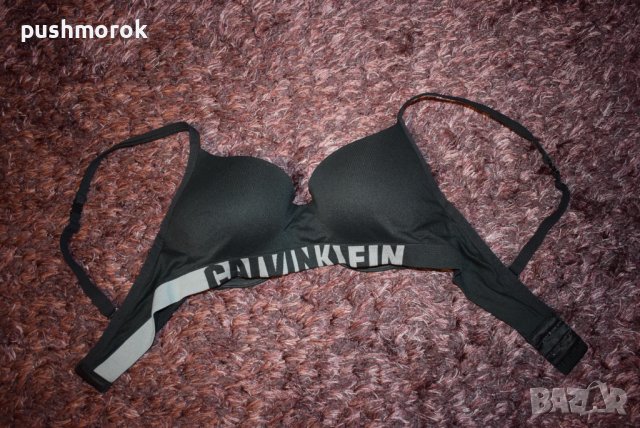 Calvin Klein Black Bra 75D – дамски сутиен, снимка 2 - Корсети, бюстиета, топове - 42261957