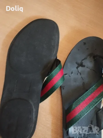 Мъжки чехли Gucci , снимка 6 - Джапанки - 55769691