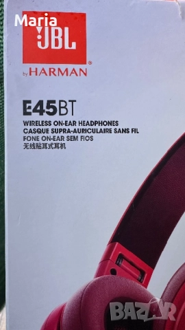 JBL Е45ВТred/ червени/ слушалки, снимка 7 - Bluetooth слушалки - 51467491