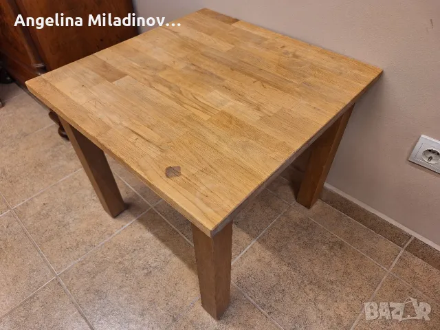 маса за всекидневна бук, снимка 3 - Маси - 48981514