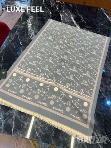 Gucci ⚜️ Hermes ⚜️ Louis Vuitton ⚜️ Дамски Кашмирени Шалове , снимка 2 - Шалове - 56046188