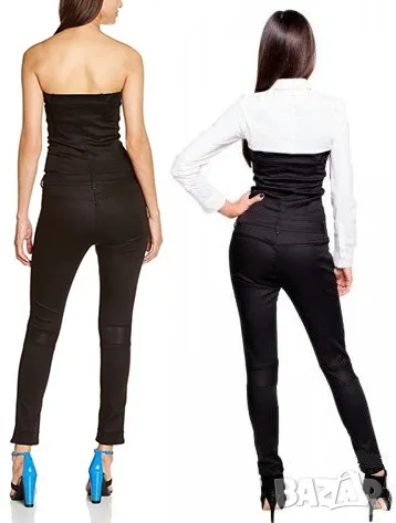 G-Star Raw Pavan Ankle Suit оригинален черен гащеризон XS и L, снимка 2 - Гащеризони - 56187983