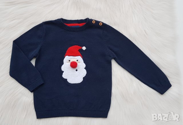 Детски Коледен пуловер TOM TAILAR - 18-24 месеца, снимка 6 - Бебешки блузки - 42637593