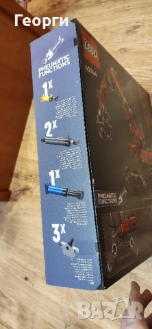 НОВ Lego Technic 42144 Material Handler Лего Техник Товарен Кран, снимка 4 - Конструктори - 53641613