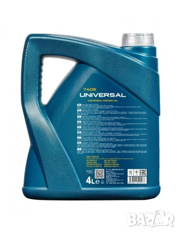 Моторно масло MANNOL UNIVERSAL 15W-40 5L., снимка 2 - Аксесоари и консумативи - 53793435