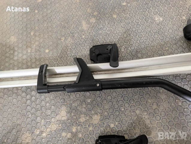 Thule wingbar Evo 127 cm. греди за Тойота рав4 2017 и 2бр Thule ProRide 591 багажник за колело, снимка 12 - Аксесоари и консумативи - 55891584