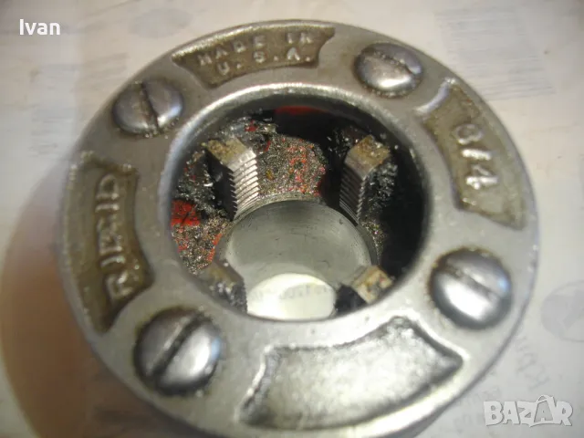 3/4" цол RIDGID Made in USA РЕЗБОНАРЕЗНА ГЛАВА ЗА РЕЗБИ НА СТОМАНЕНИ ТРЪБИ ЗА РЪЧНА ВИНТОНАРЕЗКА , снимка 5 - Други инструменти - 48057660